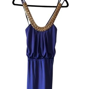 Bebe Dress Full Length with Split Knit